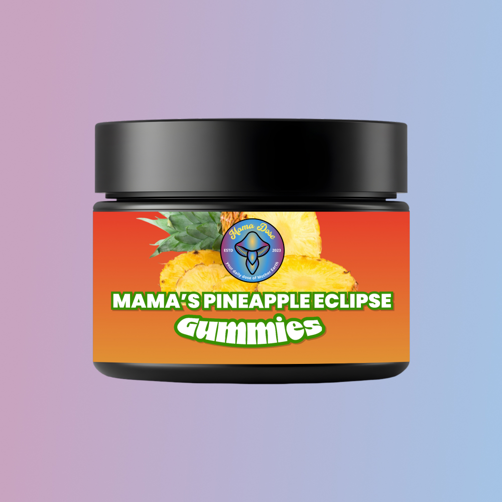 pineapple gummies jar