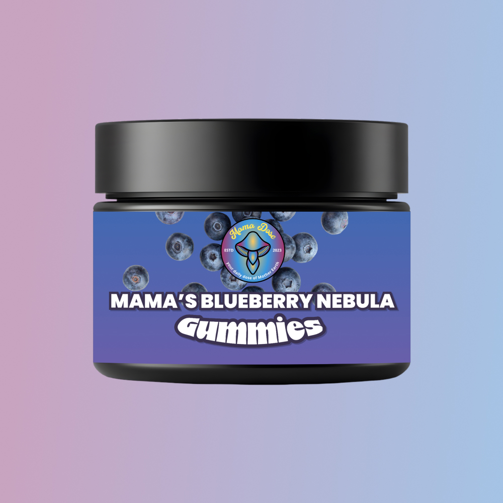 blueberry gummies jar