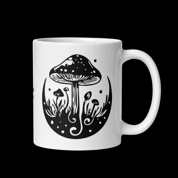 Minimalist Mushroom Mug