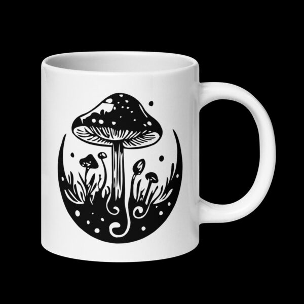 Minimalist Mushroom Mug - Image 3