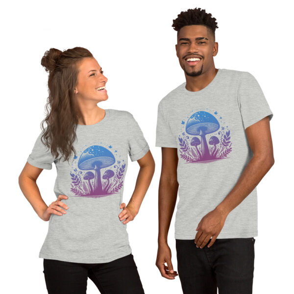 Enchanted Mushrooms Unisex T-Shirt: - Image 7