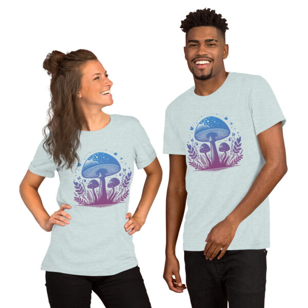 Enchanted Mushrooms Unisex T-Shirt: - Image 9