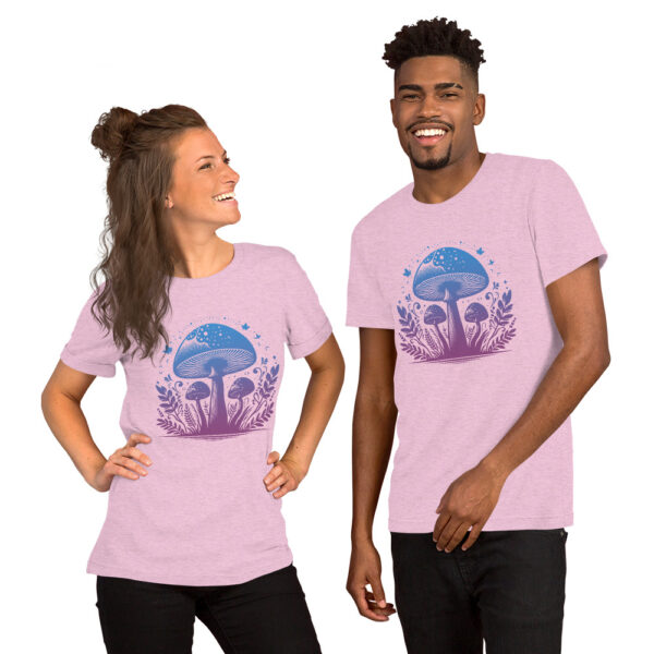 Enchanted Mushrooms Unisex T-Shirt: - Image 2