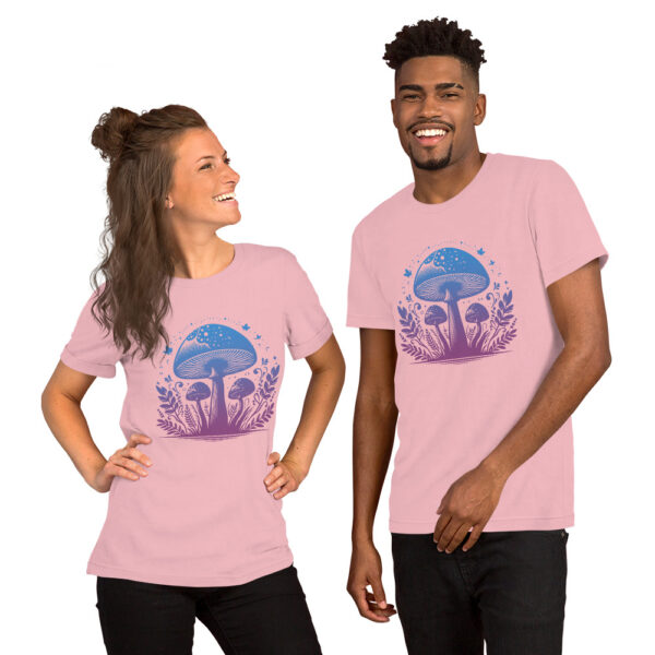 Enchanted Mushrooms Unisex T-Shirt: - Image 6