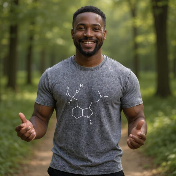 Psilocybin Chemical Compound T-Shirt - Image 6