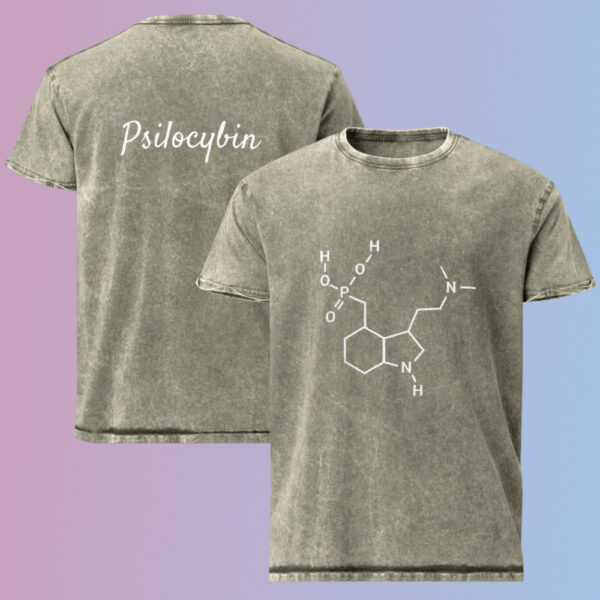 Psilocybin Chemical Compound T-Shirt - Image 2