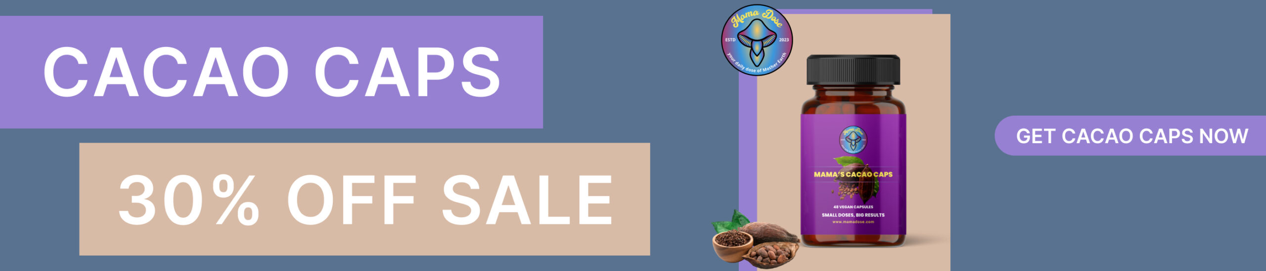 30 off cacao caps banner scaled