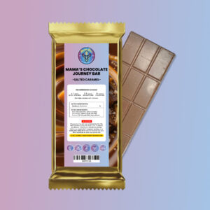 Mama's Dark Chocolate Journey Bar - Salted Caramel