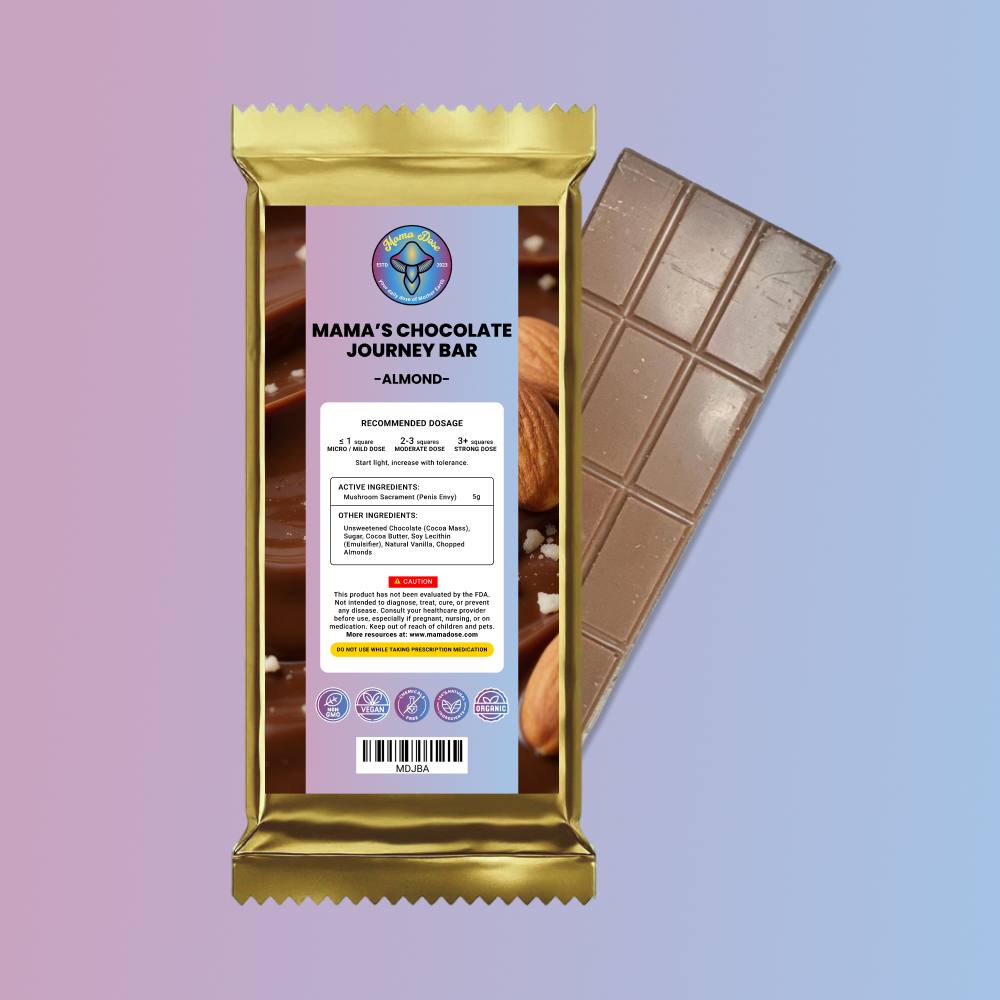 Mama’s Chocolate Journey Bar – Almond