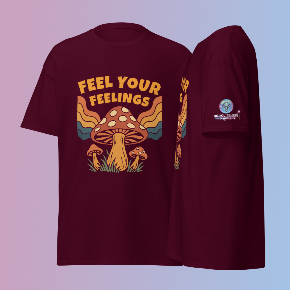 FYF Print maroon cotton
