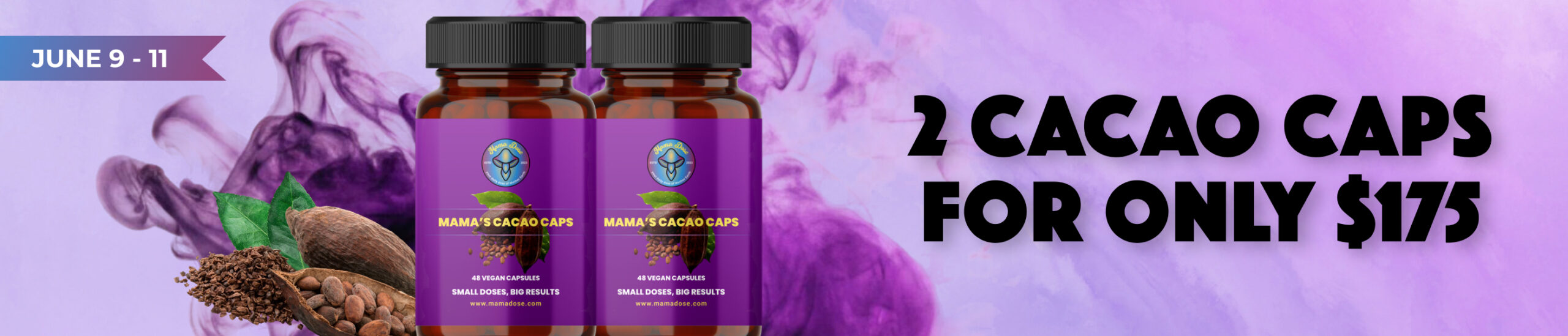 2 Cacao caps for only 175 web banner scaled