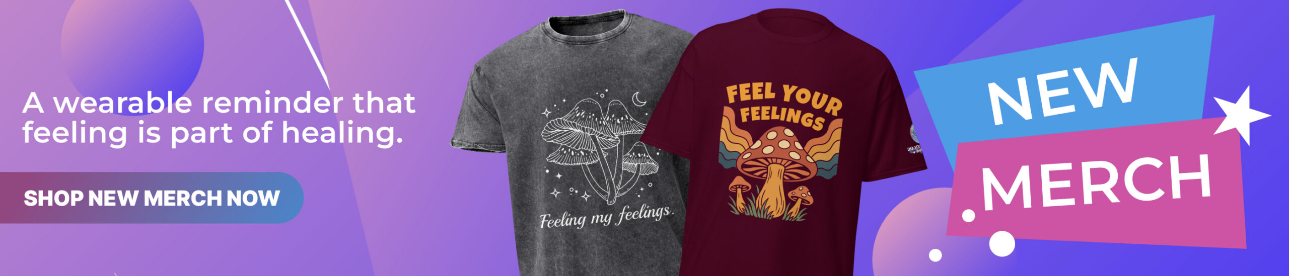 feel your feelings merch web banner scaled